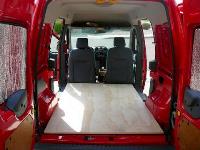 Ford Transit Connect Homemade Camper Flooring