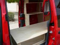 Ford Transit Connect Homemade Camper Under-bed Storage